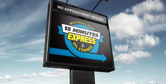Express Oil Sign